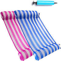 YHSBUY Lot de 2 chaises flottantes gonflables 4-en-1 en nylon/PVC, type selle, pour piscine, multi-usages, intérieur/extérieur