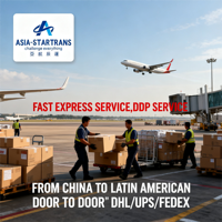 Expédition directe de la Chine vers le Chili Agent de fret aérien avec service logistique DDP
