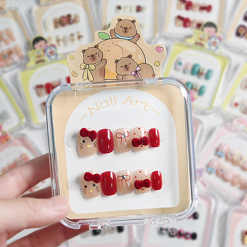 T006 nœud papillon Hello Kitty - Boîtes cadeaux - Colle gélifiée