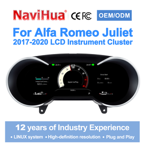 Panel de Instrumentos Digital Navihua con Velocímetro LCD, Actualización del Grupo de Indicadores para Alfa Romeo Giulietta 2017-2020 - Product Image 4
