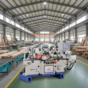Dégauchisseuse industrielle automatique haute vitesse robuste à quatre faces pour le travail du bois, moteur 23,75 kW, dégauchissage 180 mm - Product Image 3