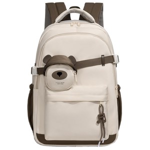 Sac à dos vintage imperméable, nouvelle mode, pour activités de plein air, sport, voyage, en nylon, patchwork, couleurs contrastées, sac d'étudiant - Product Image 4