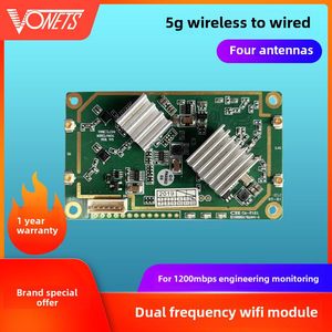 Module WiFi sans fil bi-bande haute puissance VONETS VM5G, routeur pont pour transmission vidéo, surveillance réseau longue distance VM5G - Product Image 1