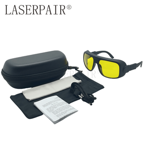 Haute transmission 79% lunettes de gravure Laser 355nm 450nm lunettes de sécurité de marquage Laser clair avec jambes flexibles Protection des yeux - Product Image 6