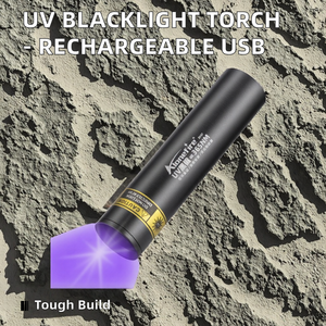 USB recargable <span class=keywords><strong>de</strong></span> alto brillo 365nm UV Blacklight antorcha LED ultravioleta linterna para mascota orina <span class=keywords><strong>gato</strong></span> Tinea Industrial IP65 - Product Image 2