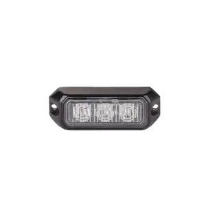 12v אמבר led אזהרה מהבהב אורות ece r65 estroboscopica קון פלאש 3 נוריות strobe פלאש אזהרת אורות