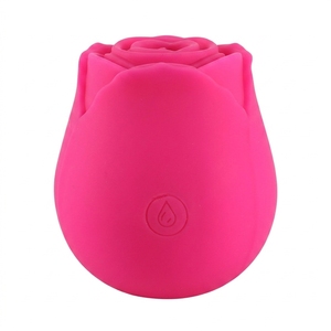 Vibratore a Forma di Rosa con 10 Modalità di Vibrazione per Stimolazione Clitoridea e dei Capezzoli, Giocattolo Sessuale per Adulti - Product Image 1