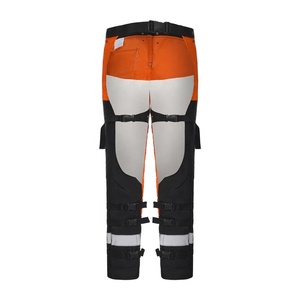 Pantalon de protection robuste Sturdyarmor orange et noir pour homme, classe 1, pour <span class=keywords><strong>tronçonneuse</strong></span> à essence – Offre spéciale - Product Image 2
