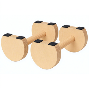 Barras Paralelas de Madera para Flexiones, Equipo de Entrenamiento de Calistenia, Gimnasia, Entrenamiento de Fuerza, Ejercicio Físico - Product Image 1