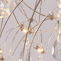 Lustre suspendu de luxe pour salon, décoration en cristal, lustres modernes en perles, artistique et personnalisé, pour hôtel et restaurant