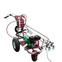 Machine de marquage de parkings et de routes de précision, pulvérisateur de peinture pour voitures, 4.3HP, poussée manuelle, haute efficacité