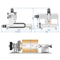 Routeur CNC Graveur 3040Z, Machine de Gravure, Perçage et Fraisage 4030, Machine de Gravure sur Bois CNC USB, Routeur CNC pour le Travail du Bois