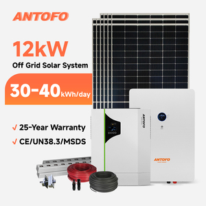 Kit solaire hors réseau ANTOFO 12W, système d'énergie solaire complet, système de stockage d'énergie solaire PV 12 kW pour la maison - Product Image 3
