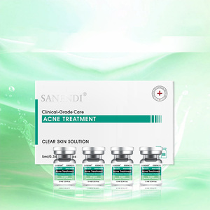 Suero Facial con Ácido Hialurónico AQUA, Péptido Azul con Ácido Hialurónico, Hidratante, Reparador y Renovador de la Piel, Fábrica de Cosméticos OEM - Product Image 1