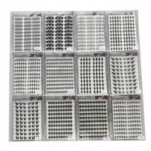 Pestañas Postizas <span class=keywords><strong>de</strong></span> Pelo Sintético sin Pegamento para Venta al por Mayor, Estilo Natural <span class=keywords><strong>de</strong></span> Alargamiento para Pestañas Inferiores, Personalizables - Product Image 1