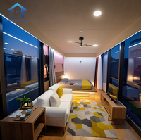 Cabine Apple 40 pieds en promotion avec 2 chambres, cuisine et salle de bain – Maison conteneur modulaire préfabriquée pour hôtel