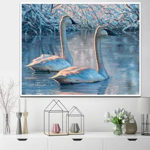 Swan DIY Diamant malerei 5D Full Square/Round Animal Canvas Drills Wohnkultur Handwerk Kunst Stickerei Zubehör Adult Kits Geschenke