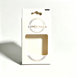 Boîte de présentation de luxe vide pour faux ongles à presser, avec fenêtre, vente en gros directe usine - Product Image 6