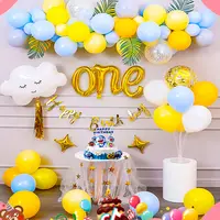 Набор для дня рождения с флажками и аркой из шаров