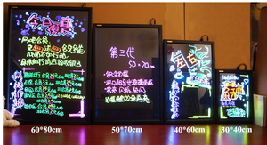Nhà Máy Bán buôn huỳnh quang LED bảng viết chiếu sáng đánh dấu màu RGB đèn <span class=keywords><strong>Flash</strong></span> bảng chiếu sáng SMD 5050 quảng cáo hiển thị - Product Image 2