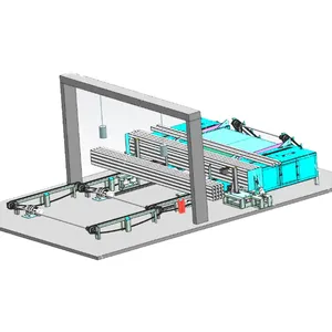 Carbon Steel Green Customized Pipe Making Machine Tube Mill Equipment Stacker Palletizer