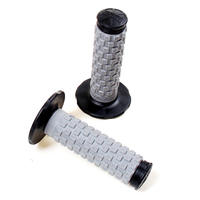 Ensemble de poignées de guidon de moto en silicone antidérapant RMDS Comfort Grip, logo personnalisé, résistant à l'usure, absorbant les chocs, motocross