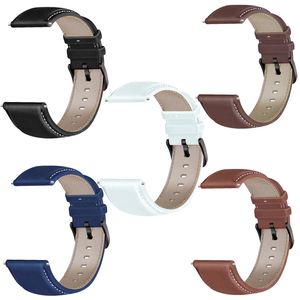 Bracelet de remplacement de 22mm pour <span class=keywords><strong>Garmin</strong></span> Forerunner 265 /<span class=keywords><strong>Venu</strong></span> 3 Bracelet en cuir véritable pour Galaxy Watch Huawei Watch 3 xiaomi Honor WT034 - Product Image 3