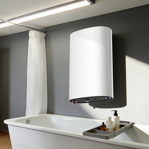 Scaldabagno Elettrico Verticale Sottile da 50L <span class=keywords><strong>con</strong></span> Doppio Serbatoio, Design Innovativo, <span class=keywords><strong>in</strong></span> Acciaio Inossidabile per Hotel - Product Image 5