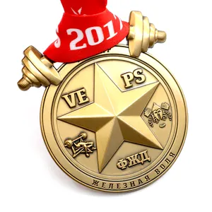 Prix d'usine Médaille d'avion d'avion de récompense sportive en métal personnalisé