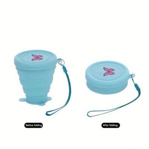 Botella de Agua Reutilizable de Silicona para Adultos, Ideal para Viajes - Product Image 1