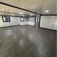 Maison préfabriquée modulaire extensible à double aile de 10 pieds sur 20 pieds, 2 étages, type petite villa, avec cuisine et salle de bain