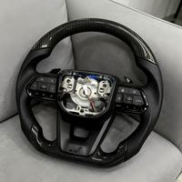 Volant en fibre de carbone de haute qualité pour Toyota Land Cruiser LC300, accessoires de mise à niveau intérieure