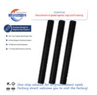 Threaded Rod 8.8/10.9/12.9 Grade High-Strength Trapezoidal Tooth Strip Carbon Steel Zinc Black Metric Left Hand 3-Year Warranty
