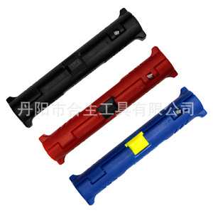 Mr Drill <b>Wire</b> <b>Stripper</b> Tool Plastic Red Blue Black 23 Awg Front Entry Round Mouth Carbon Steel Blade Diy - Product Image 1
