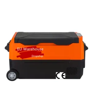 Großhandel kühlschrank 12v 220v-Kompressor Kühlschrank EU Lager Drops hipping 12V/24V Auto Kühlschrank Kühler Kühlschrank Für Camping, LKW