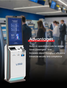 كشك خدمة ذاتية للتسجيل والدفع في الفنادق مع ماسح ضوئي للجوازات وموزع للنقود - Product Image 3