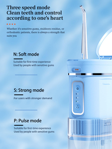 Irrigador Bucal Portátil Lula con Tanque de Agua de 200 ml, Visualización con Espejo, Blanqueamiento Dental, Cuidado Dental, Alimentación USB, Modelo Extensible - Product Image 4