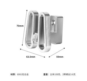 Adaptador Delantero de Aleación de Aluminio para Bicicleta Plegable <span class=keywords><strong>Brompton</strong></span>, <span class=keywords><strong>Accesorios</strong></span> para Bicicleta - Product Image 6