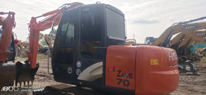 Mini pelle Hitachi ZX70 de 7 tonnes de haute qualité efficace et hyperkinétique fabriquée au Japon avec moteur Cat en état d'occasion - Product Image 5