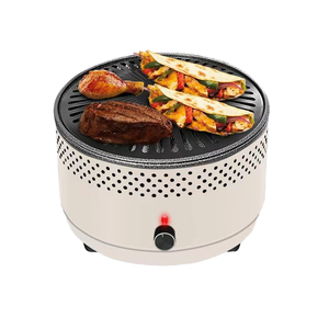 Grill <span class=keywords><strong>de</strong></span> <span class=keywords><strong>barbecue</strong></span> portable rond NL, mini grill <span class=keywords><strong>de</strong></span> table au <span class=keywords><strong>charbon</strong></span> <span class=keywords><strong>de</strong></span> <span class=keywords><strong>bois</strong></span> <span class=keywords><strong>avec</strong></span> <span class=keywords><strong>ventilateur</strong></span> électrique - Product Image 6