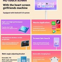 27 inç Akıllı Döndürülebilir Taşınabilir HDTV 1080p Canlı Yayın Cihazı Android 10 LED Arkadan Aydınlatmalı Beyaz Wi-Fi Destekli Portatif TV 60Hz Geniş Ekran