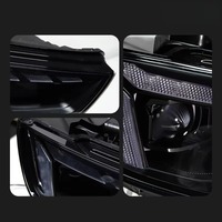 HETOP A3 S3 Phare 2013-2016 Mise à niveau des phares LED Angel Eye Lamp Modifié Clignotants avant Feux de jour pour Audi