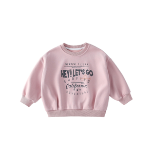 เสื้อสเวตเชิ้ตเด็กทรงหลวมใส่สบาย ตกแต่งลายปัก คอทรงกลม ไหล่ตก สวมใส่สบาย เหมาะสำหรับเด็กผู้ชายในฤดูหนาว - Product Image 1