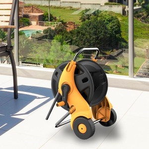 Carrito Móvil para Enrollar Mangueras, de Plástico, Ergonómico, Ajustable en Altura, Resistente, 50 m, para Riego de Jardín al Aire Libre - Product Image 6