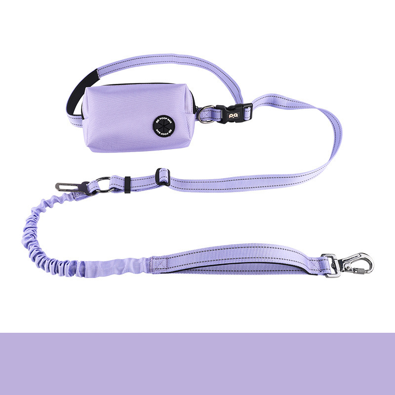 Purple-explosion-proof traction rope waist bag style