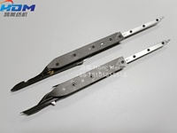 Pièces de rechange Rapier Loom Rapier Head THEMA Changer en GAMMA Gripper avec plaque de base en fibre de carbone noire LH + RH pour machine textile