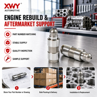 Tige de soupape à mouvement d'arbre à cames à canal d'huile interne pour moteur essence 1.8L 2.0T 2.5L DOHC 16V – Pièce de service pour train de soupapes