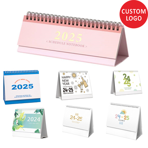2025 Custom Business Company Advertising Desktop Calendar New Promotional Ornaments Printing