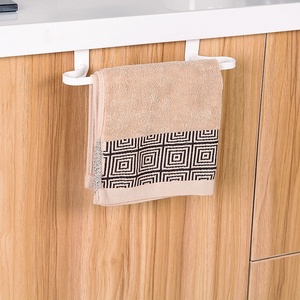 <span class=keywords><strong>Porte</strong></span>-serviettes sans perçage sur la <span class=keywords><strong>porte</strong></span> de l'armoire, barre de fil plat, <span class=keywords><strong>support</strong></span> suspendu pour salle de bain et cuisine, étagère, <span class=keywords><strong>support</strong></span> de tour - Product Image 2