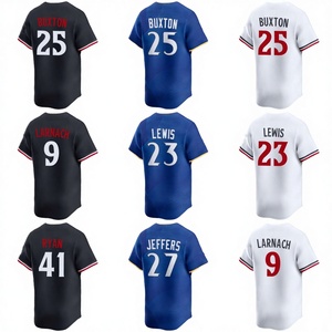Maillot respirant pour homme 100% polyester 25 Byron Buxton 41 Joe Ryan 23 Royce Lewis 23 Ryan Jeffers 27 Trevor Larnach - Product Image 3